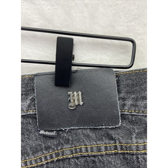 Vintage Y2K Makavelli Black Denim Jeans Mens sz 38x34 - Picture 9 of 9